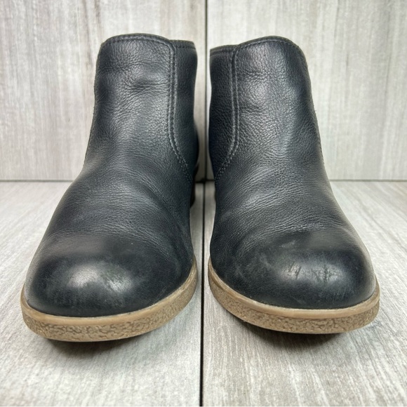 Dansko Becki Black Leather Waterproof Heeled Ankle Boots Women’s Size 9 EUR 39 - Picture 5 of 12